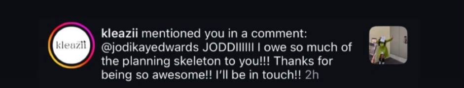 Client testimonial
